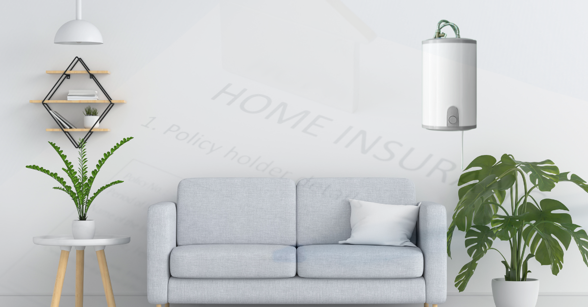 Boiler in a living room