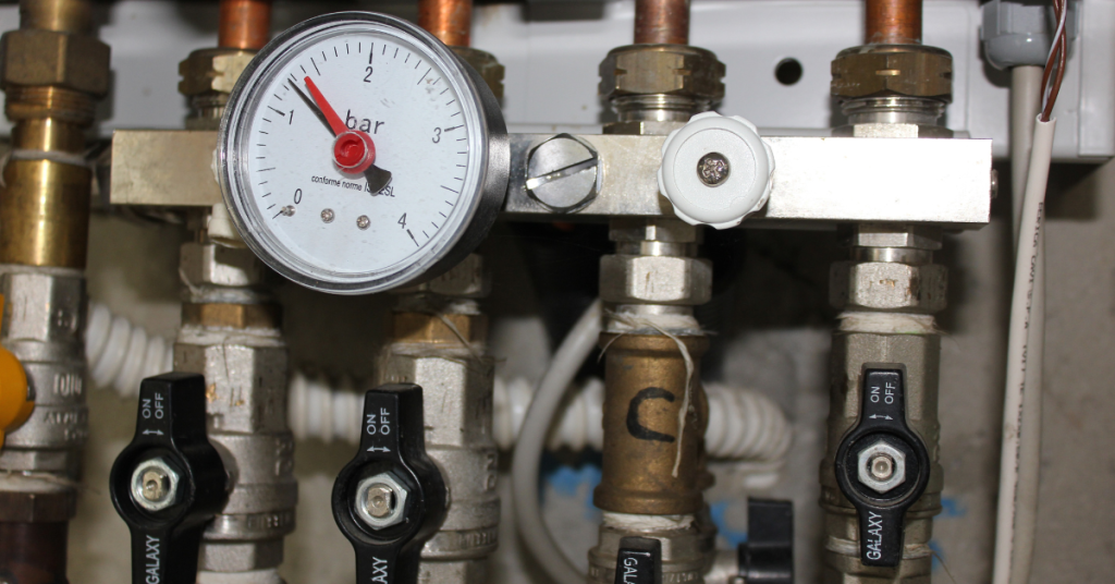 A rusty, worn-out boiler