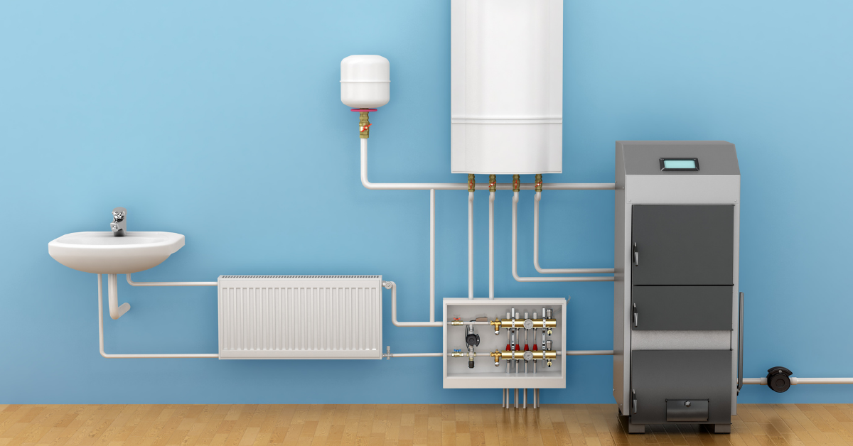 Boiler for underfloor heating
